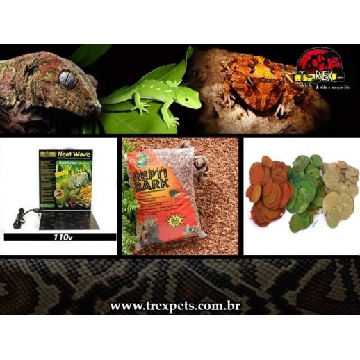 Kit Substrato Aquecido Répteis | Terrário| Corn Kit Substrato Aquecido Répteis | Terrário| Corn